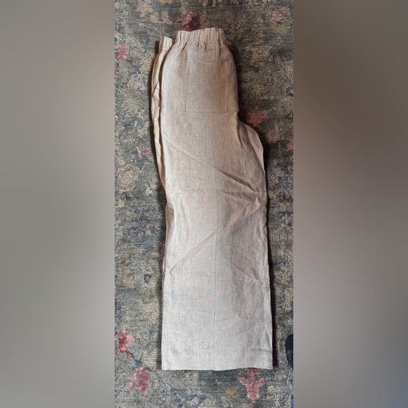 Reformation Cream Linen Pants - Picture 2 of 4